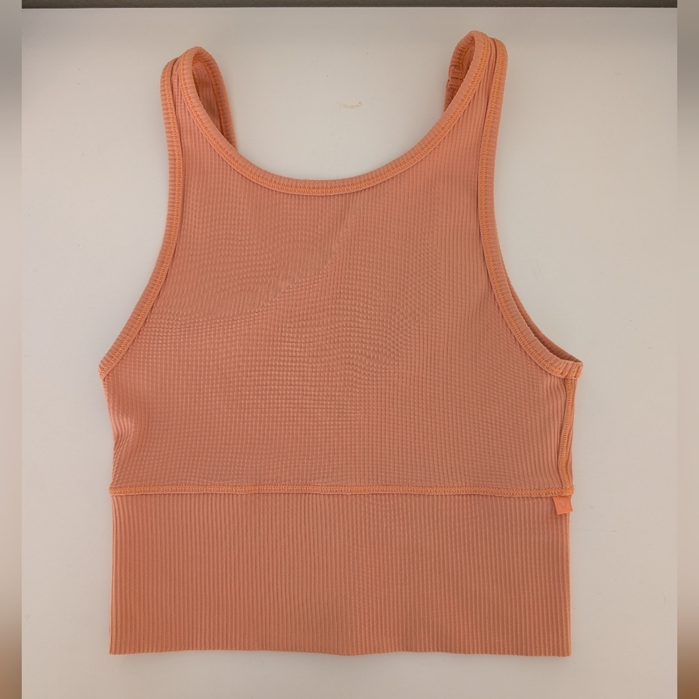 Lululemon Power Pivot Orange Training Tank Top, Size 0 / XXXS